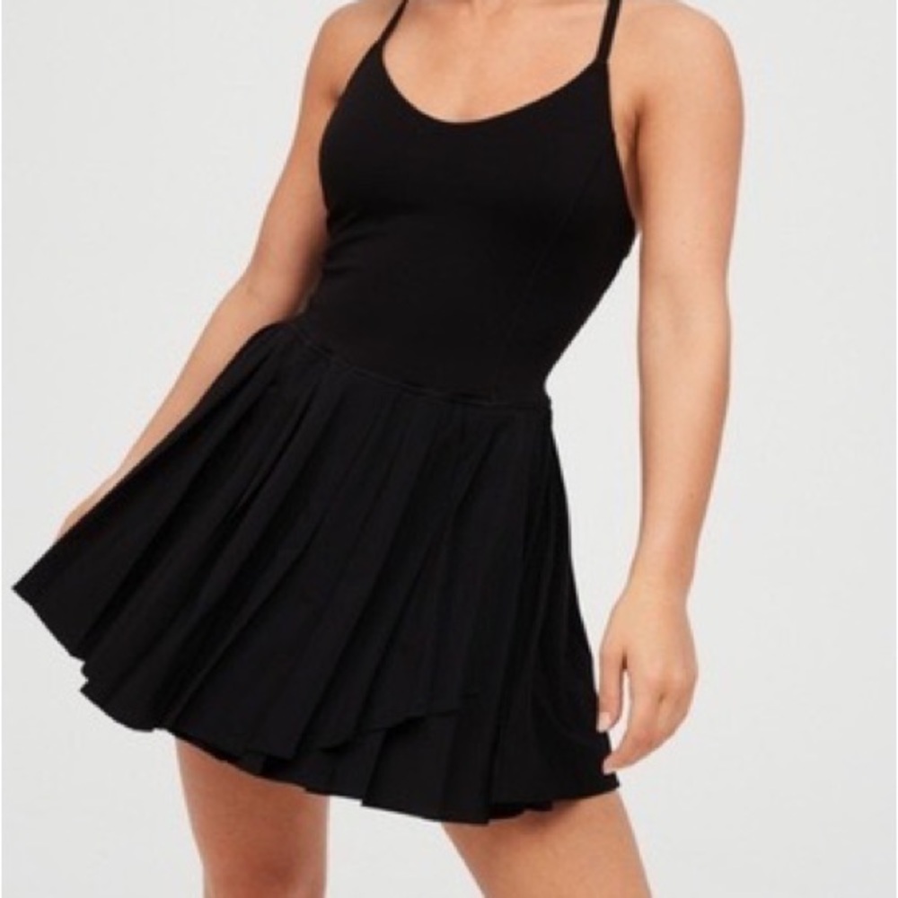 aerie pleated dress